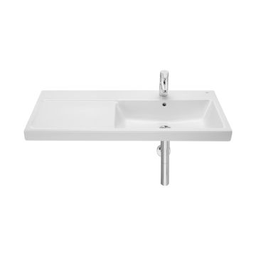 Gap umywalka ścienna asymetryczna 100x46 cm prawa supraglaze