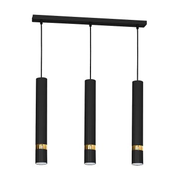Lampa wisząca joker black/gold 3xgu10