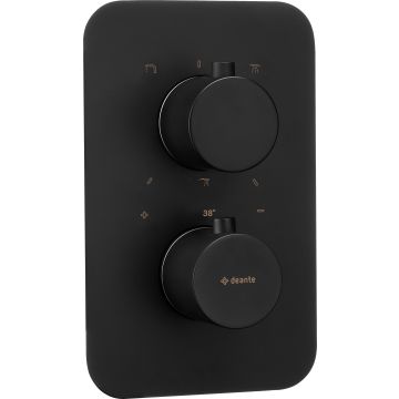 Element zewnętrzny do box-a termostatycznego bxy_x44t nero okrągły