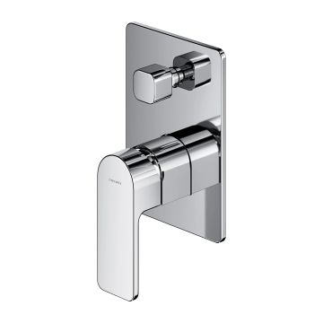 Baretti bateria prysznicowo-wannowa podtynkowa chrom