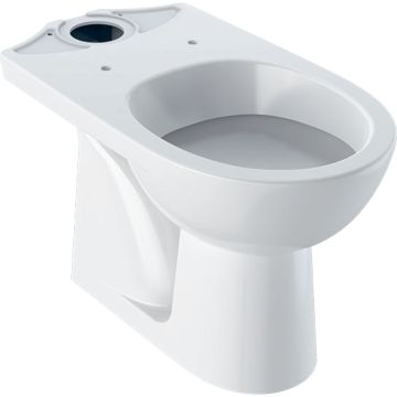 Stojąca miska wc selnova do spłuczki nasadzanej, lejowa, wylot pionowy: 35.5x39x65.5cm, biały