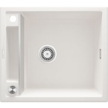 Zlew magnetic alabaster granit 1k 560x500x219, 3,5" + osprzęt space-saver click