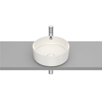 Inspira round umywalka nablatowa 370x370 oct fineceramic® beż