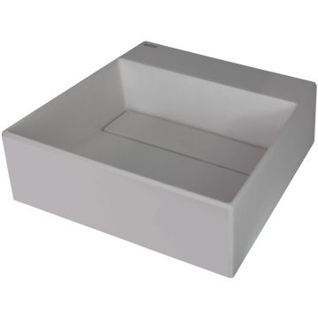 Umywalka correo granit szary metalik z maskownicą 400x400 mm