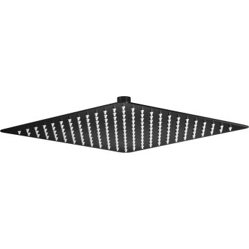 Cascada floks nero głowica bateria natryskowa stalowa kwadratowa 300x300 mm