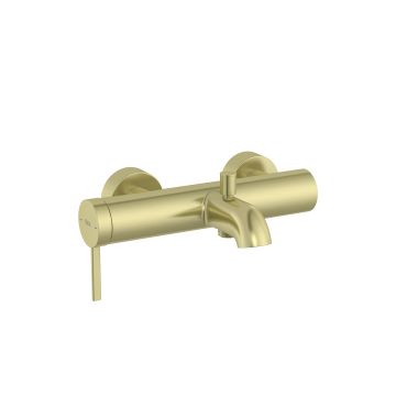Ona bateria wannowo-prysznicowa ścienna bez zestawu prysznicowego pvd brushed gold