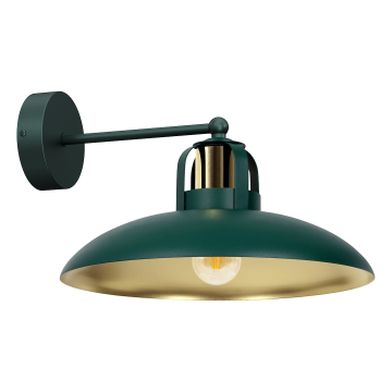 Kinkiet felix green/gold 1xe27