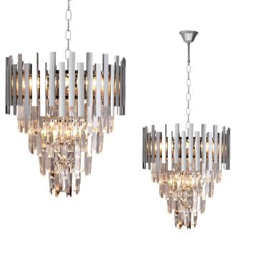 żyrandol aspen ii chrome 9xe14