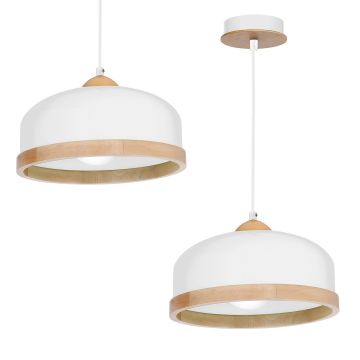 Lampa wisząca studio white 1xe27