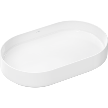Xuniva evo u umywalka nablatowa 650/400 bez otworu na baterię, bez przelewu, smartclean, hygieneeffect biały