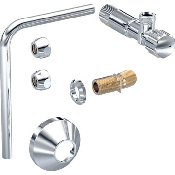 Zestaw przyłączeniowy do urządzenia wc z funkcją higieny intymnej aquaclean mera classic ze stojącą miską wc