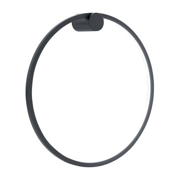 Kinkiet saturno black 25w led