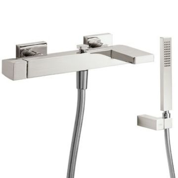 Slim exclusive bateria wannowa słuchawka antical z obrotowym statywem wąż satin (91